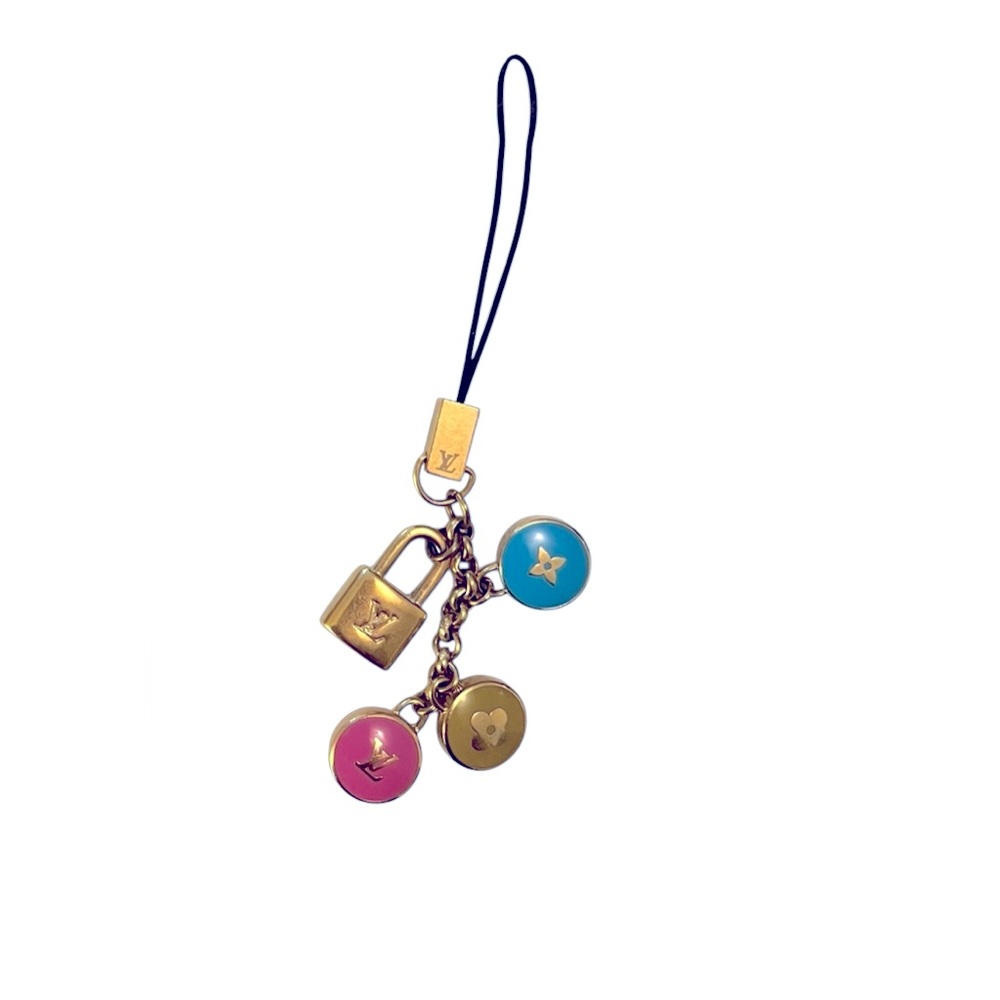 Authentic Louis Vuitton Pastilles Phone Charm 💛💜🩷✨